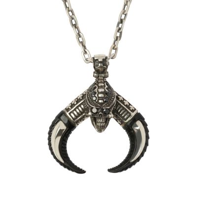 PENDANT SKULL ALIEN HORN