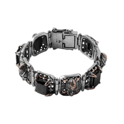 BRACELET OCTAGON SKULL