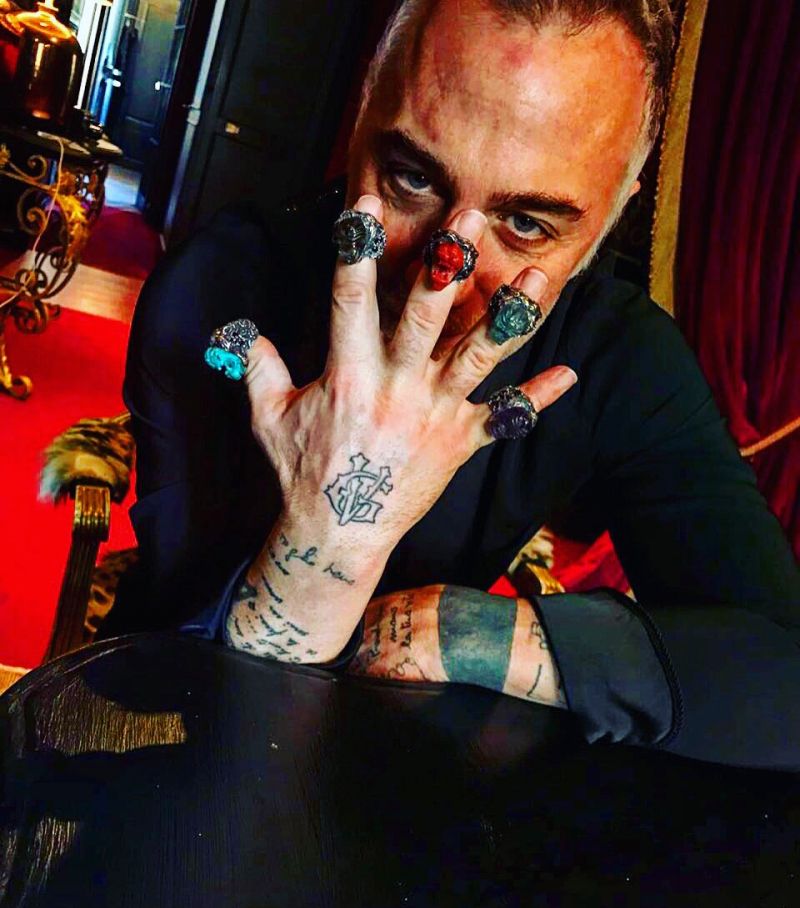Gianluca  Vacchi - Ring Tiger face
