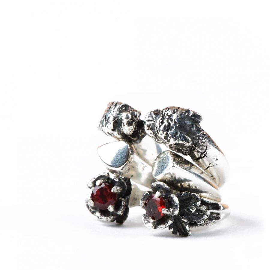 SET 3 RING TIGER